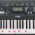 Yamaha EZ-220 Digital Keyboard (61 anschlagdynamische Tasten mit Beleuchtung) inkl.Netzteil